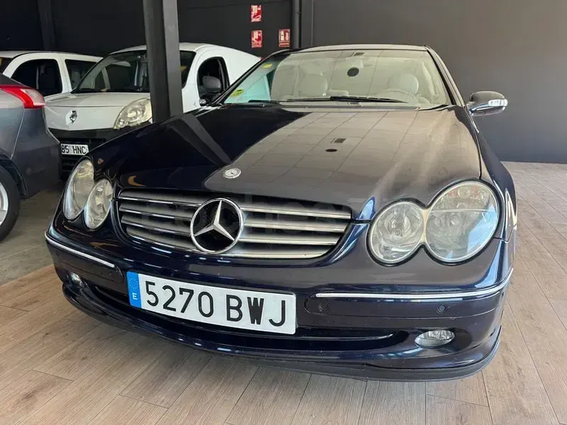 Usado Mercedes CLK240 Elegance 170 CV (125 kW) 2002 Negro Coupe