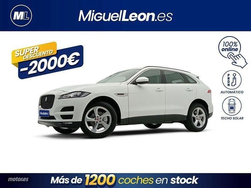 Blanco Usado 2019 Jaguar F-Pace Portfolio SUV | 24.985 € (Un poco caro) - Imagen 1/3