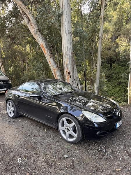 Usado Mercedes SLK200 163 CV (119 kW) 2004 Negro Descapotable