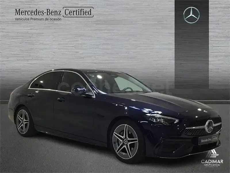 Usado Mercedes C200 204 CV (150 kW) 2021 Azul Berlina