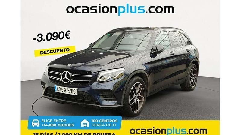 Azul Usado 2019 Mercedes GLC250 SUV | 30.900 € (Super precio) - Imagen 1/4