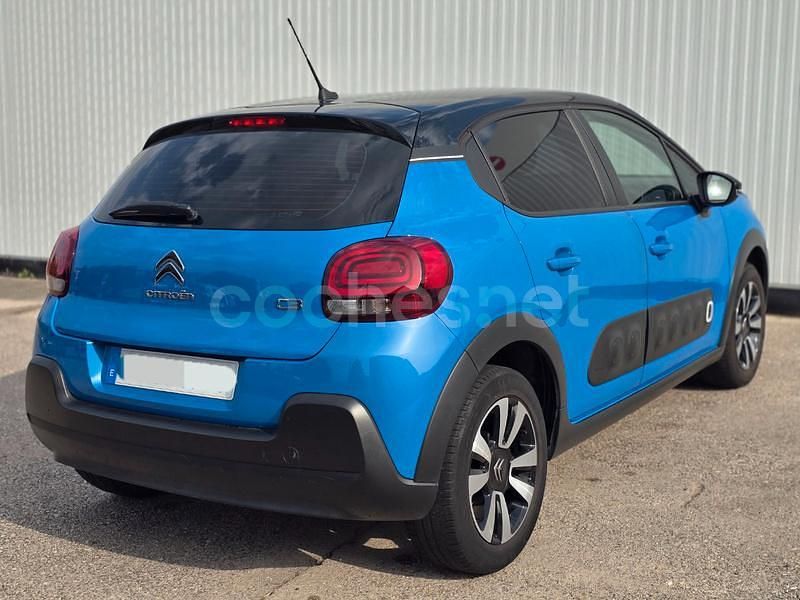 Usado Citroën C3 Feel 82 CV (60 kW) 2018 Azul Utilitario