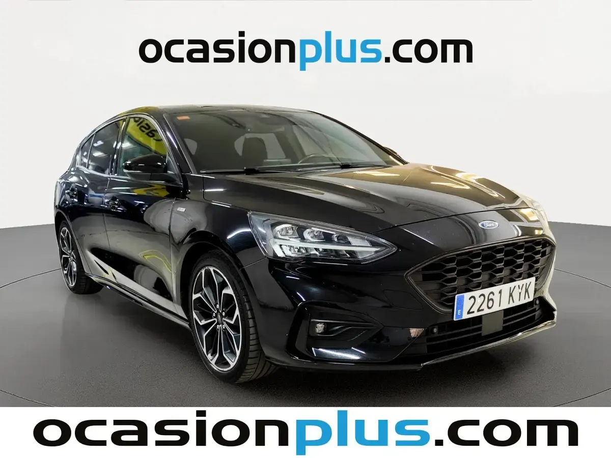 Usado Ford Focus ST-Line 125 CV (91 kW) 2019 Negro Utilitario