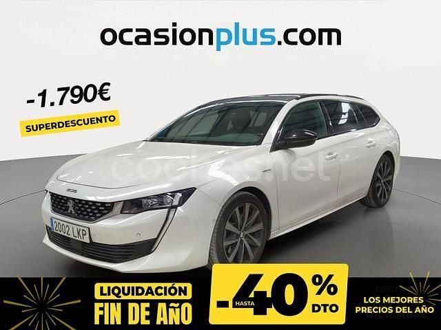 Blanco Usado 2020 Peugeot 508 SW GT-line Familiar | 19.690 € - Imagen 1/4