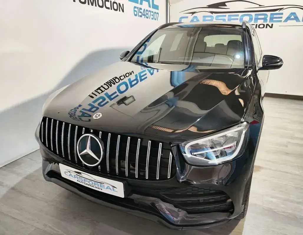 Usado Mercedes GLC300e 306 CV (225 kW) 2022 Negro SUV