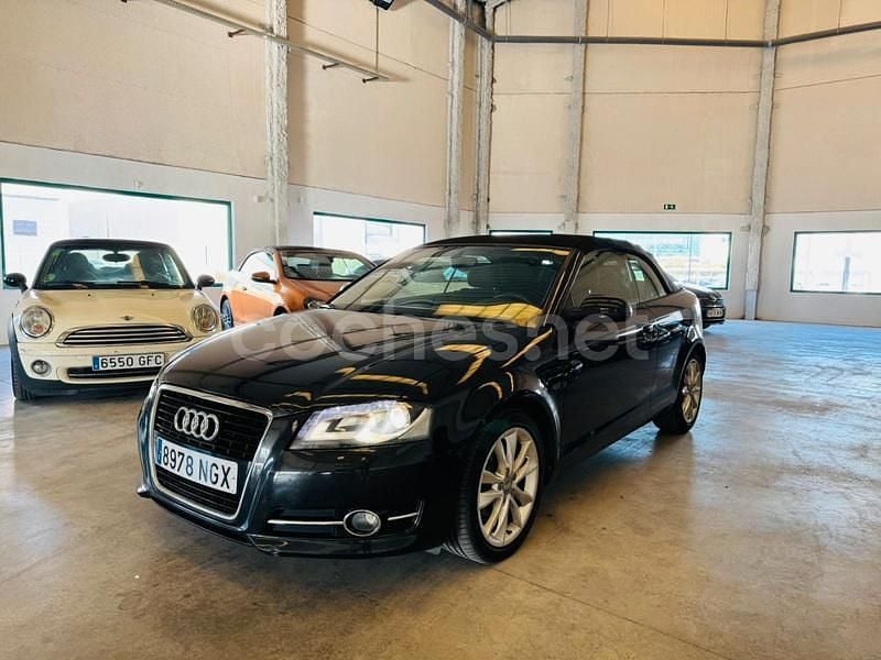 Negro Usado 2010 Audi A3 Cabriolet Attraction Descapotable | 7499 € (Super precio) - Imagen 1/4