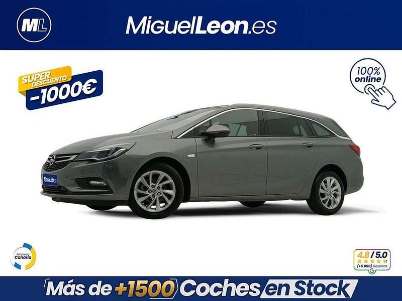 Usado Opel Astra Dynamic 125 CV (91 kW) 2019 Gris Familiar