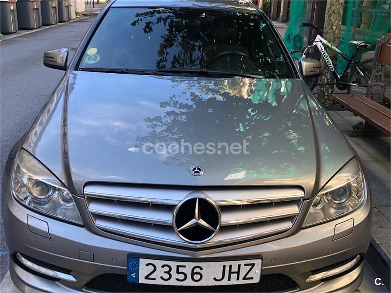 Gris / plata Usado 2009 Mercedes C200 Elegance Berlina | 8500 € (Super precio) - Imagen 1/4