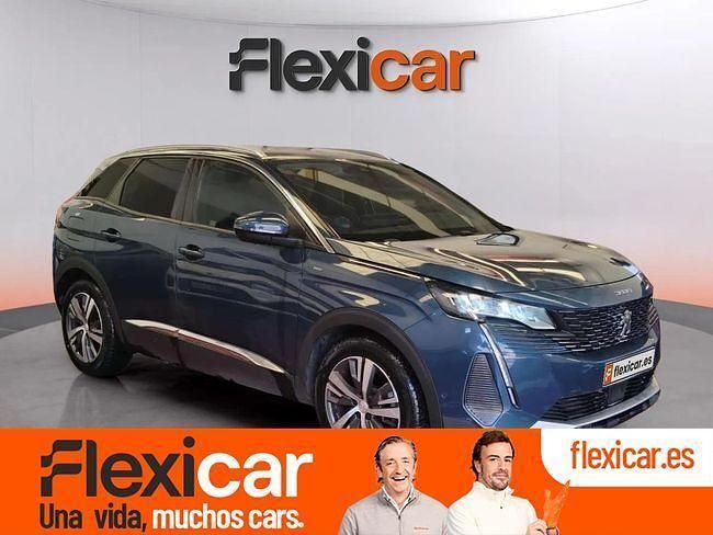 Azul Usado 2021 Peugeot 3008 Allure SUV | 18.990 € (Buen precio) - Imagen 1/4