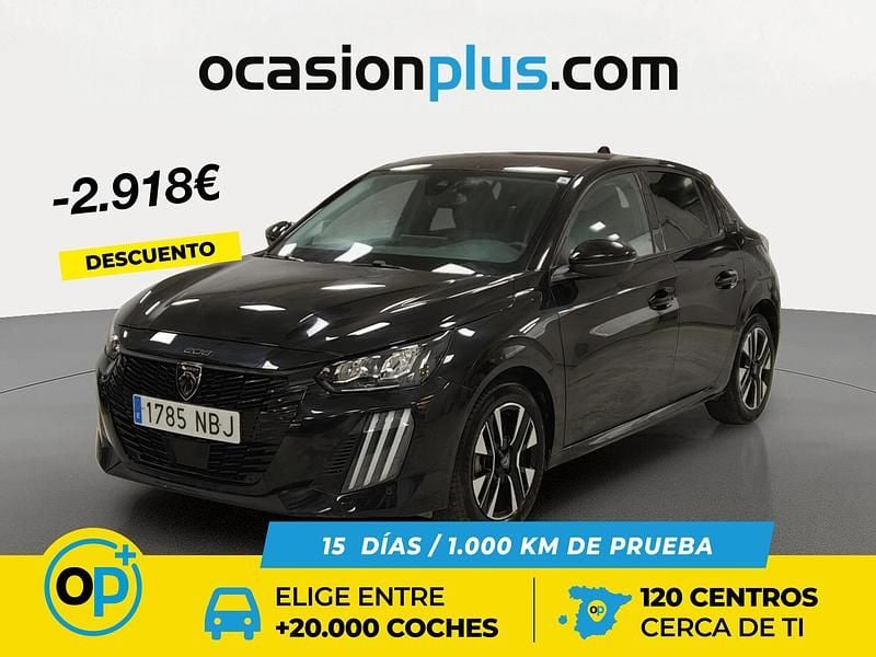 Usado Peugeot 208 Allure 100 CV (73 kW) 2025 Negro Utilitario