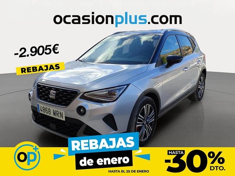 Gris Usado 2024 Seat Arona FR SUV | 19.400 € (Precio justo) - Imagen 1/4