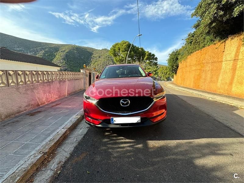Usado Mazda CX-5 150 CV (110 kW) 2017 Granate SUV