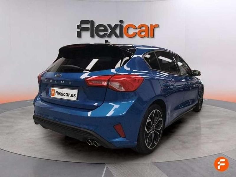 Brugt Ford Focus ST-Line 125 HK (91 kW) 2019 Blå Hatchback