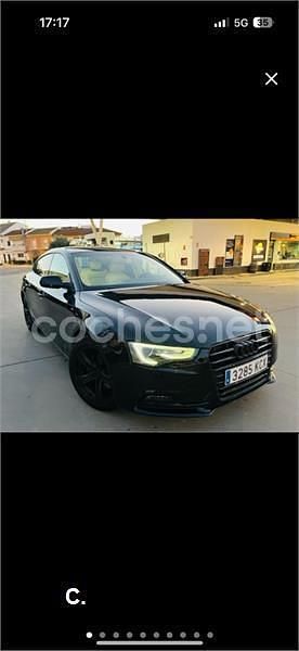 Negro Usado 2012 Audi A5 Sportback Utilitario | 12.400 € (Precio justo) - Imagen 1/4