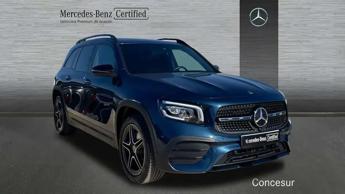 Usado Mercedes GLB200 163 CV (119 kW) 2022 Azul SUV