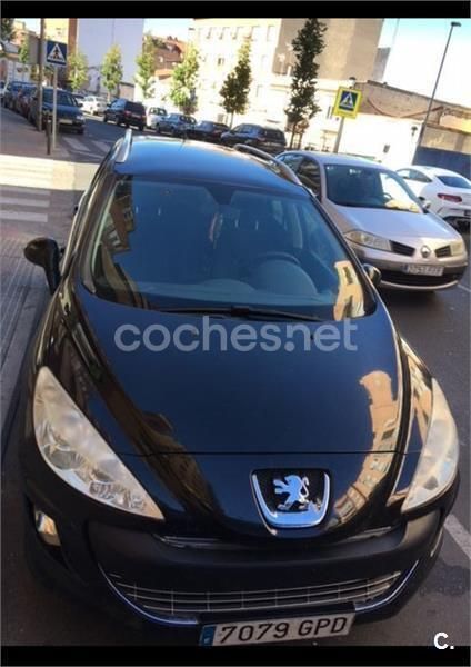 Negro Usado 2009 Peugeot 308 Sport Familiar | 2500 € (Buen precio) - Imagen 1/4