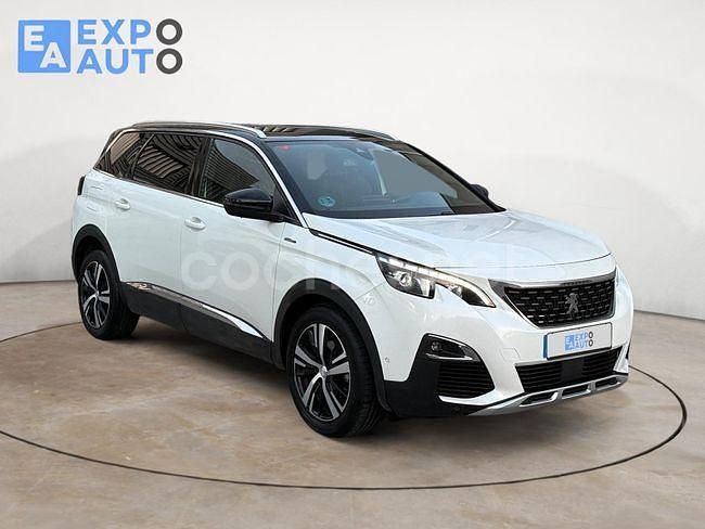 Blanco Usado 2019 Peugeot 5008 GT-line SUV | 16.975 € (Buen precio) - Imagen 1/4