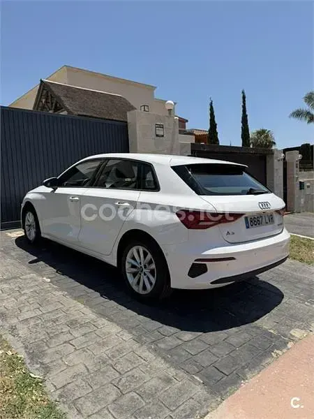 Usado Audi A3 Advanced Plus 110 CV (80 kW) 2021 Blanco Berlina