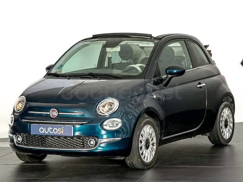 Usado Fiat 500C 70 CV (51 kW) 2023 Azul Descapotable