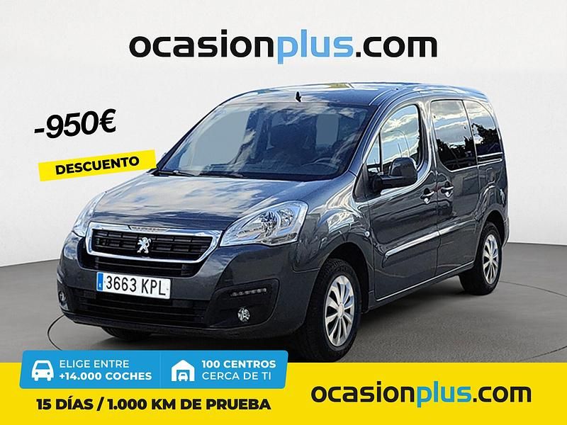 Gris Usado 2018 Peugeot Partner Active Monovolumen | 10.450 € (Precio justo) - Imagen 1/4