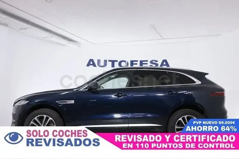 Usado Jaguar F-Pace 404 CV (297 kW) 2021 Azul SUV