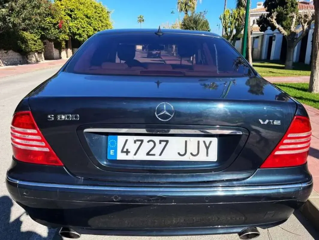 Usado Mercedes S600 367 CV (269 kW) 2000 Azul Berlina