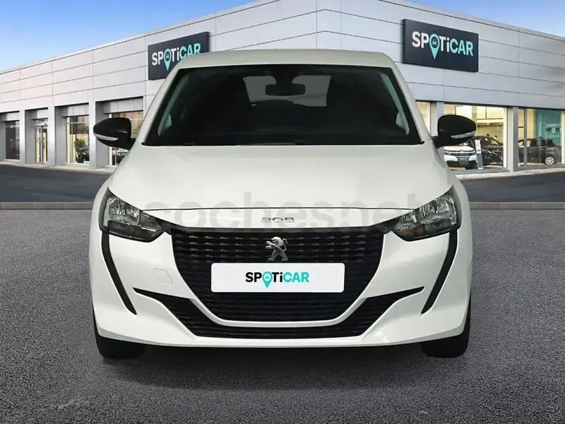 Usado Peugeot 208 75 CV (55 kW) 2021 Blanco Utilitario