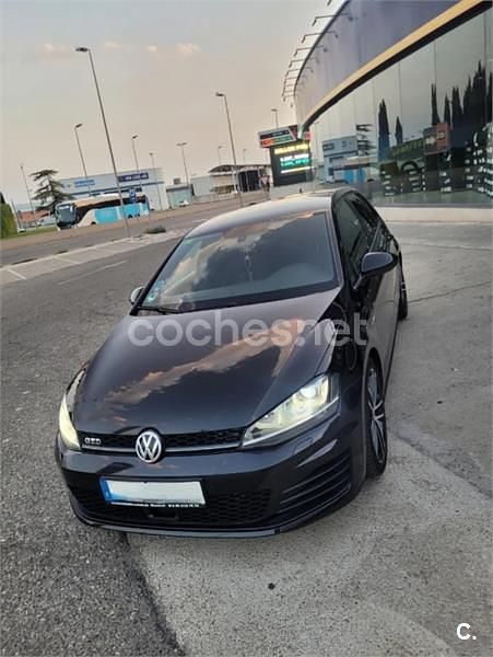 Negro Usado 2014 VW Golf VII GTD Berlina | 14.900 € (Precio justo) - Imagen 1/4