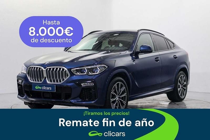 Azul Usado 2021 BMW X6 SUV | 57.090 € (Buen precio) - Imagen 1/4