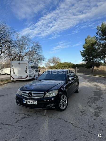Usado Mercedes C220 Avantgarde 170 CV (125 kW) 2009 Negro Berlina