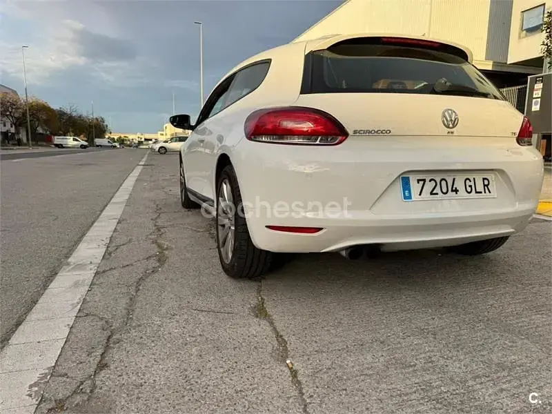 Usado VW Scirocco 160 CV (117 kW) 2009 Blanco Coupe