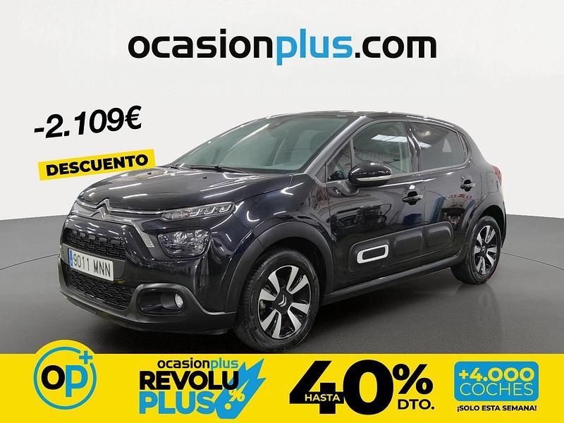Usado Citroën C3 PureTech 110 CV (80 kW) 2024 Negro Berlina