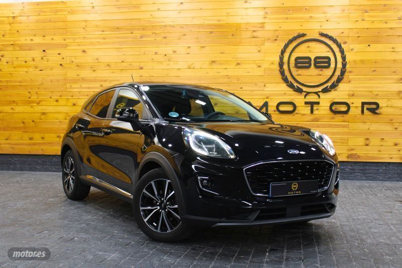 Negro Usado 2020 Ford Puma Titanium SUV | 15.970 € (Precio justo) - Imagen 1/4