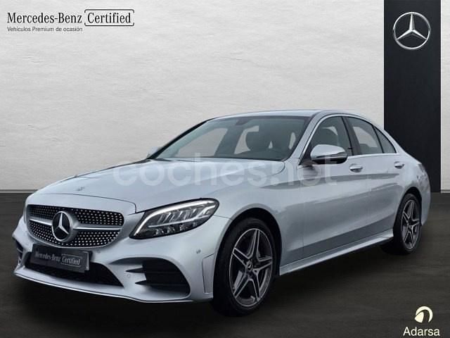 Gris / plata Usado 2019 Mercedes C200 AMG line Berlina | 28.900 € (Caro) - Imagen 1/4