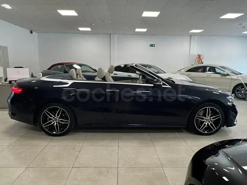 Usado Mercedes E350 258 CV (189 kW) 2018 Azul Descapotable