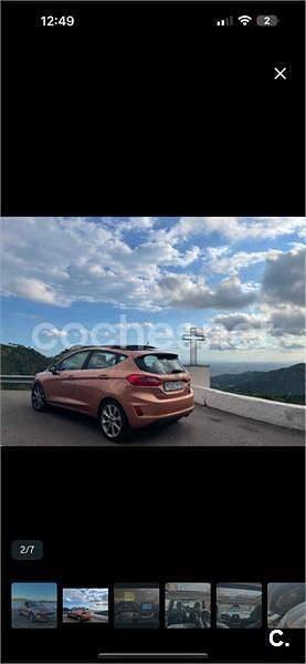 Usado Ford Fiesta Titanium 100 CV (73 kW) 2017 Gris / plata Berlina