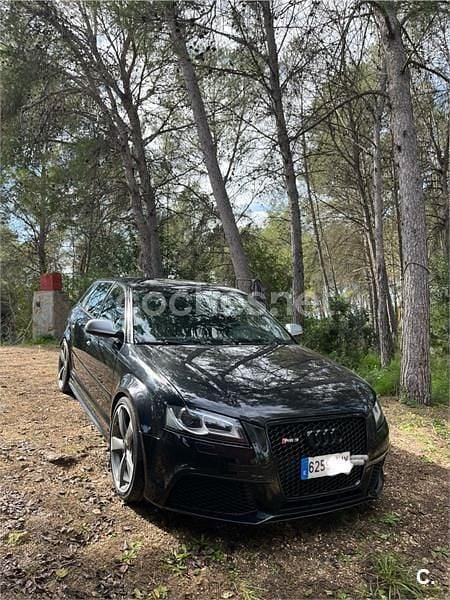 Usado Audi RS3 340 CV (250 kW) 2012 Negro Berlina