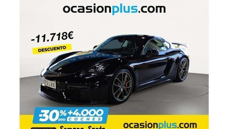 Negro Usado 2022 Porsche Cayman GT4 Coupe | 117.182 € (Super precio) - Imagen 1/4
