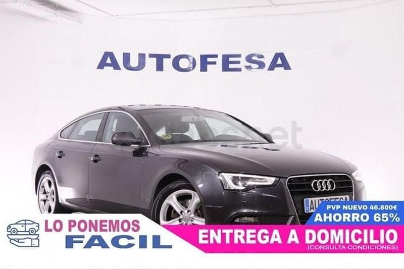 Usado Audi A5 Sportback 150 CV (110 kW) 2014 Gris / plata Utilitario