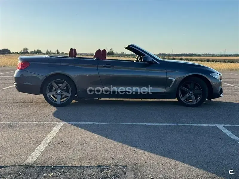 Usado BMW 430 Cabriolet 252 CV (185 kW) 2016 Gris / plata Descapotable
