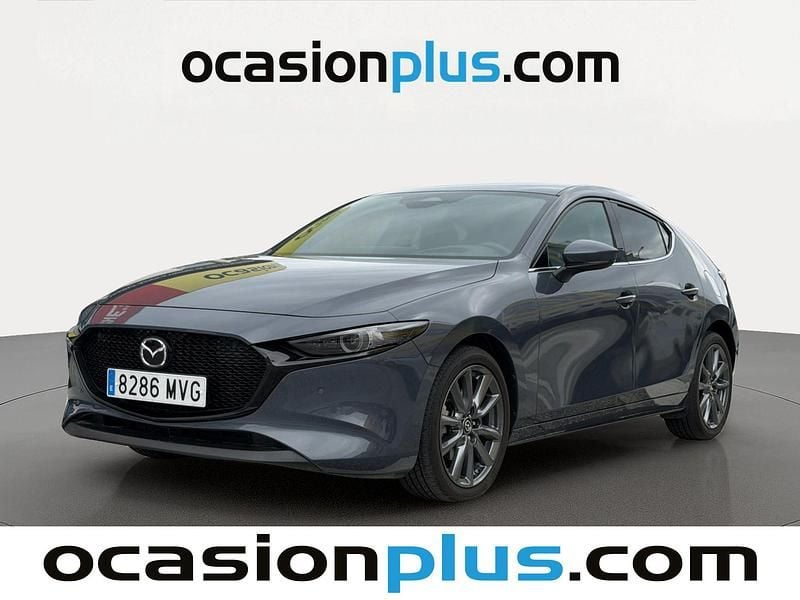 Usado Mazda 3 Exclusive-Line 150 CV (110 kW) 2024 Gris Utilitario