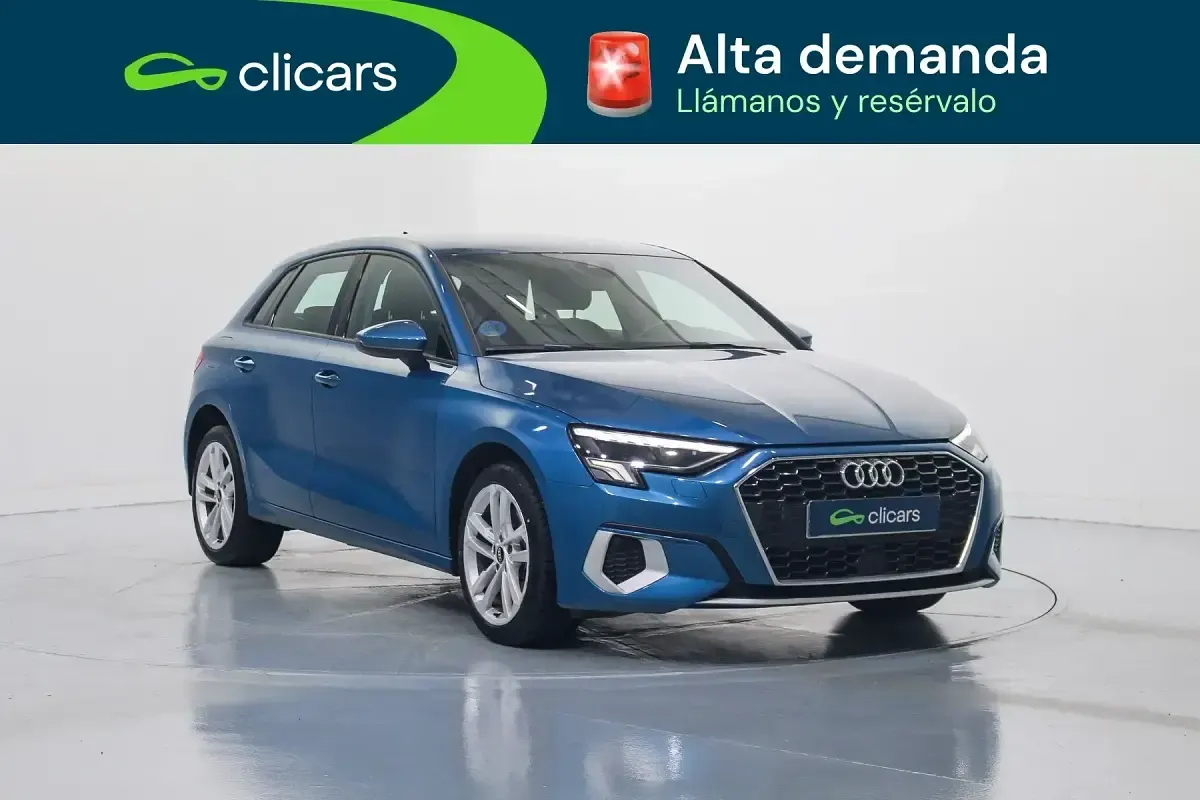 Usado Audi A3 Sportback e-tron Advanced 150 CV (110 kW) 2022 Azul Utilitario