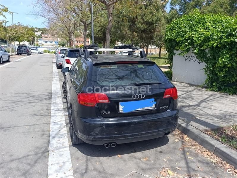 Usado Audi A3 Ambition 170 CV (125 kW) 2008 Negro Utilitario