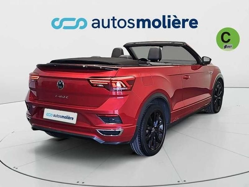 Usado VW T-Roc Cabriolet R-line 150 CV (110 kW) 2021 Rojo Descapotable