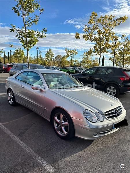 Usado Mercedes CLK200 Avantgarde 163 CV (119 kW) 2003 Gris / plata Coupe