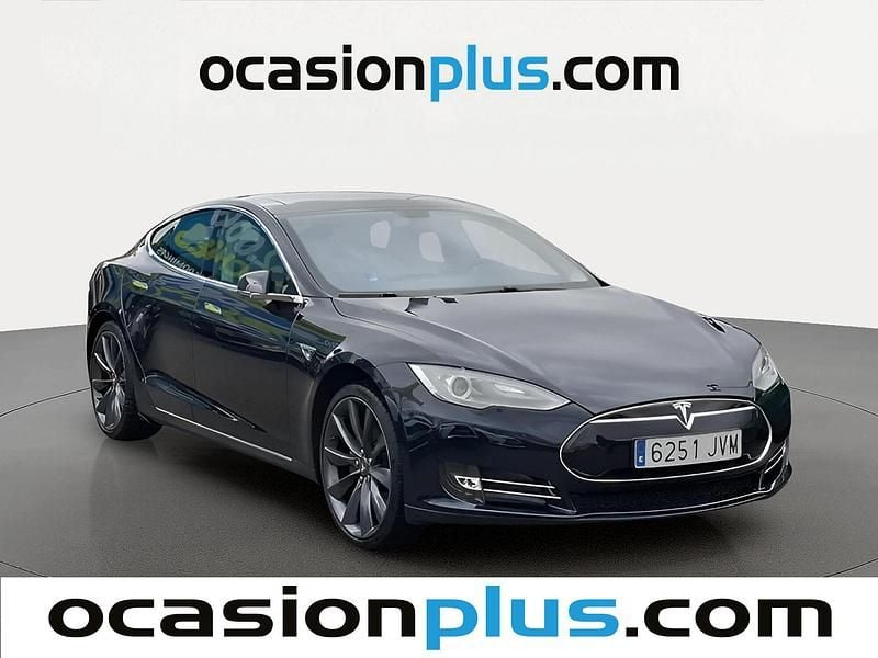 Usado Tesla Model S 310 kW (422 CV) 2014 Azul Utilitario