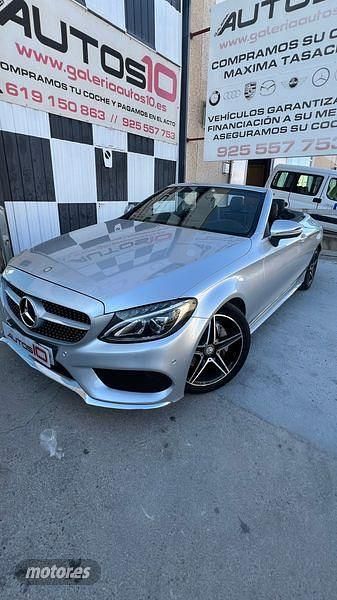 Gris Usado 2017 Mercedes C220 Descapotable | 22.850 € - Imagen 1/4