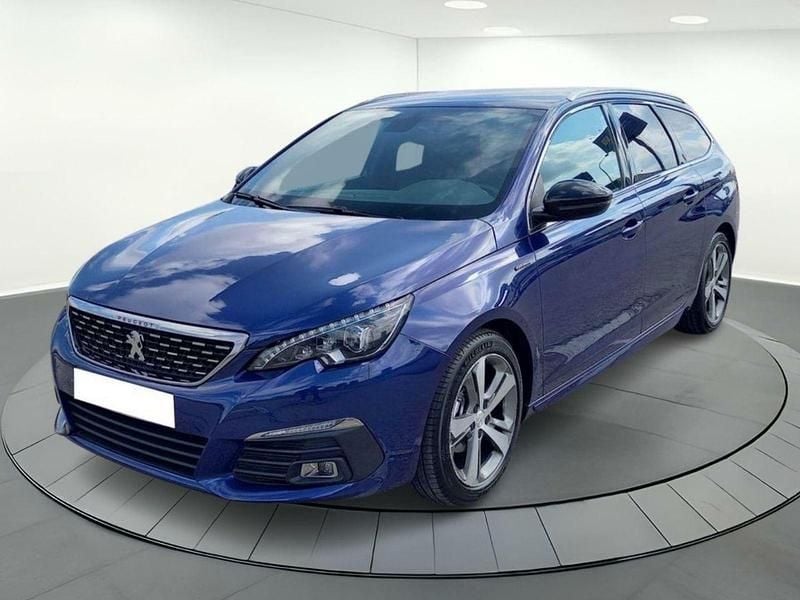 Azul Usado 2019 Peugeot 308 GT-line Familiar | 13.590 € (Precio justo) - Imagen 1/4