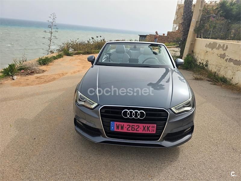 Usado Audi A3 Cabriolet S-Line 150 CV (110 kW) 2017 Gris / plata Descapotable