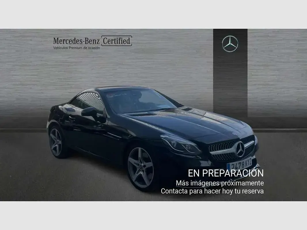 Usado Mercedes SLC200 184 CV (135 kW) 2019 Negro Descapotable